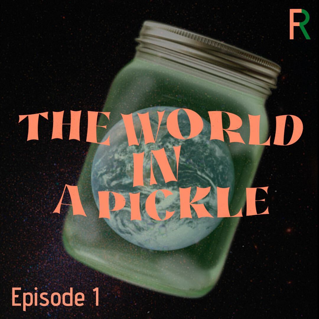 The planet Earth in a glass jar